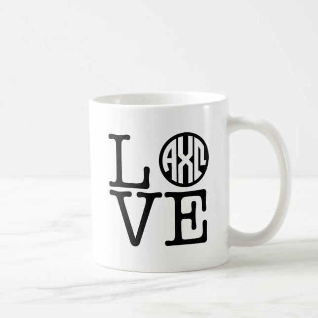 Mug Alpha Chi Omega | Amour (Droite)