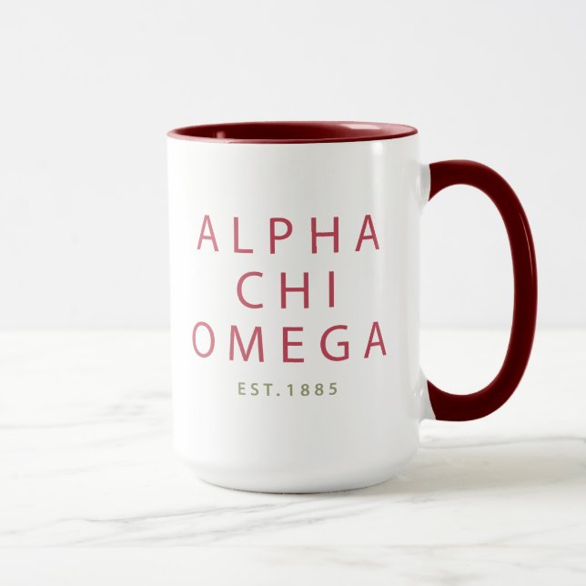 Mug Alpha est d'Omega | de Chi. 1885 (Droite)