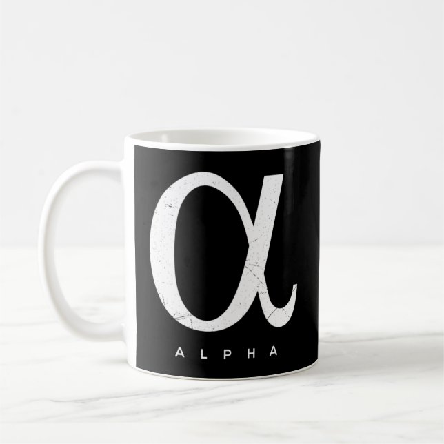 Mug Alpha grec (Gauche)