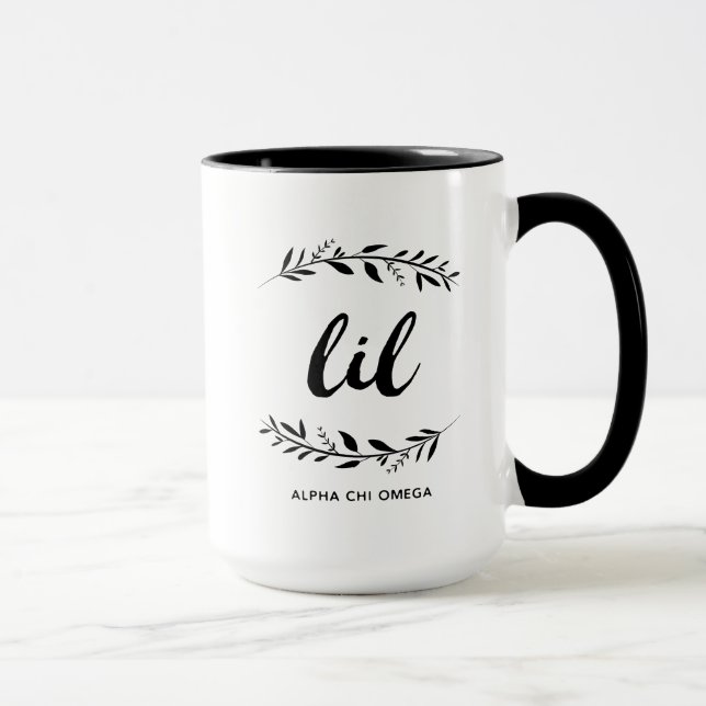 Mug Alpha guirlande d'Omega | Lil de Chi (Droite)