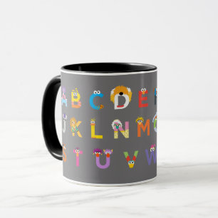 Mug Alphabet de rue Sésame personnalisable