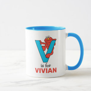 Mug Alphabet d'Elmo V Bleu
