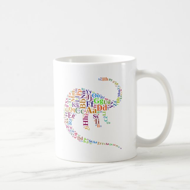 Mug alphabet Dino (Droite)