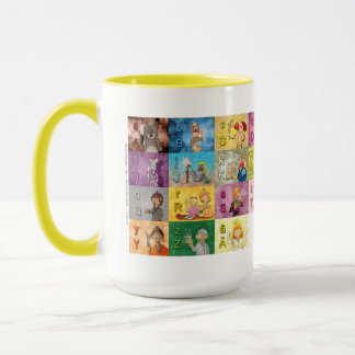 Mug Alphabet du doigt allemand