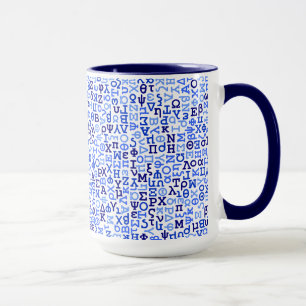 Mug alphabet grec
