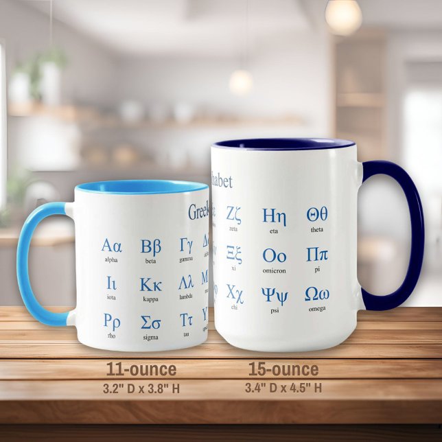 Mug Alphabet grec (Créateur téléchargé)