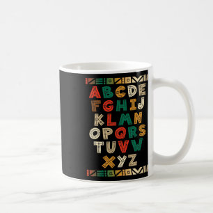 Mug Alphabet Melanin Mois de l'histoire des Noirs Ense