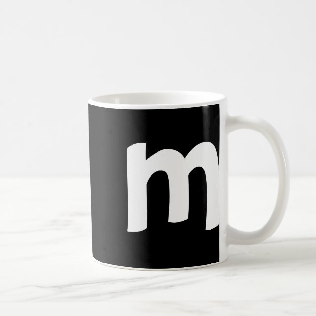 Mug Alphabet minuscule M Joyeux Noël  (Droite)