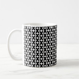 Mug Alphabet Motif de lettre X en gras