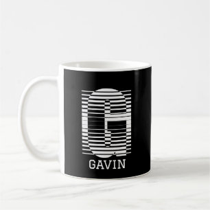MUG ALPHABET NOM G - INITIAL G - NOM PERSONNALISÉ