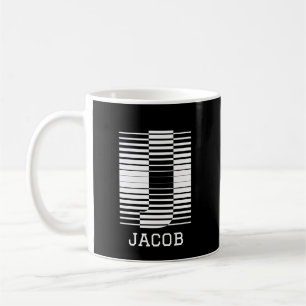 MUG ALPHABET NOM J - INITIAL J - NOM PERSONNALISÉ