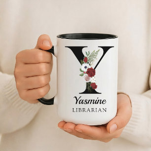 Mug Alphabet Personnalisé avec Monogramme pour Bib