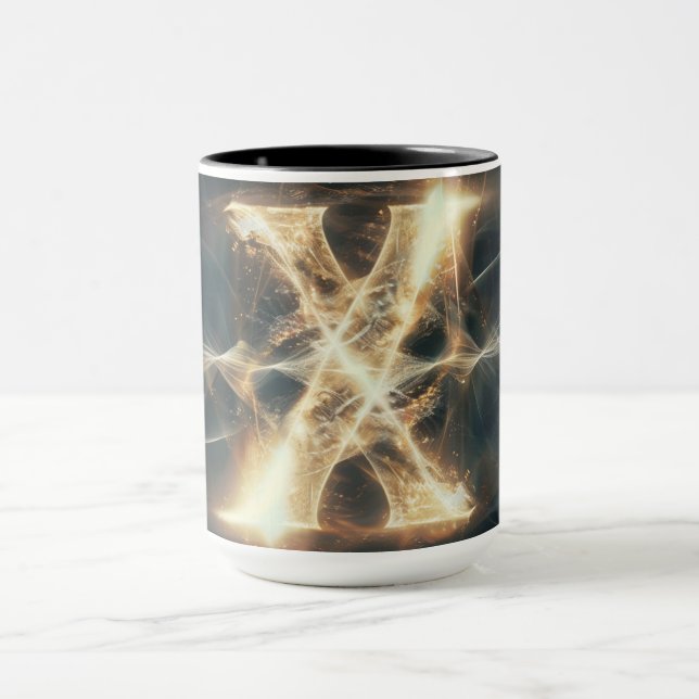 Mug alphabet : 'X' (Centre)