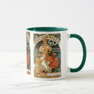 Mug Alphonse (Alfons) Mucha Chocolat Idéal