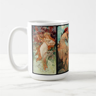 Mug Alphonse Mucha, Les Quatre Saisons (1896) 