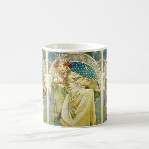 Mug Alphonse Mucha Princess Hyacinth Art Nouveau
