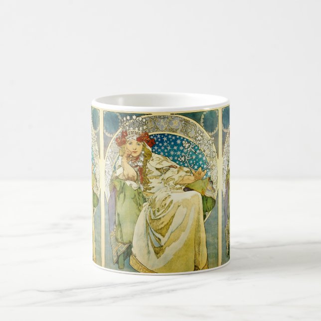 Mug Alphonse Mucha Princess Hyacinth Art Nouveau (Centre)