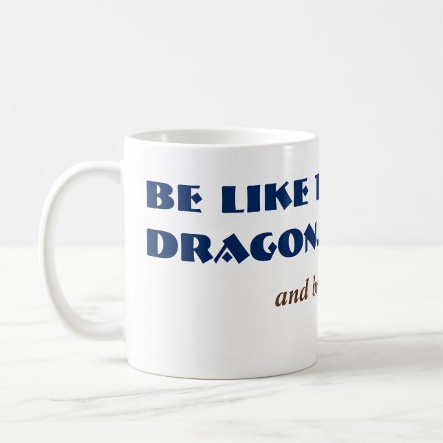 Mug Alt Funny Dragon Fart Plaisanterie Mystique (Gauche)