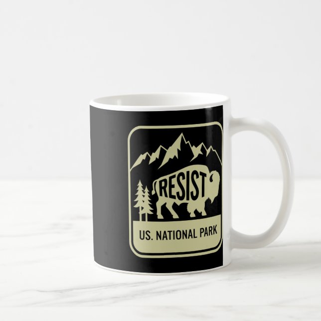 Mug Alt Us National Park Résiste Service Glacier Ca (Droite)