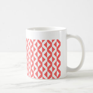 Mug Alternate ZigZags - rose et blanc tropicaux