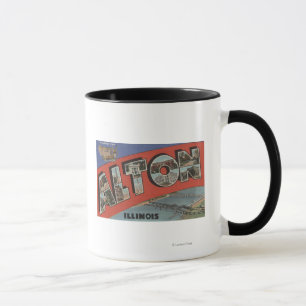 Mug Alton, lettre ScenesAlton, IL d'IllinoisLarge