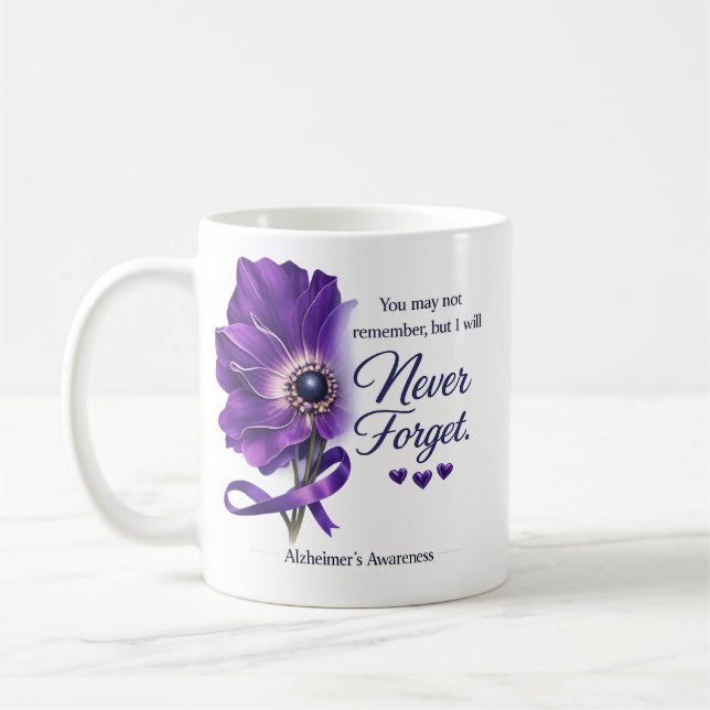 Mug Alzheimer - N'oubliez jamais (Gauche)