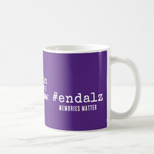 Mug Alzheimer Sensibilisation Mot-clic Fin Alzheimer
