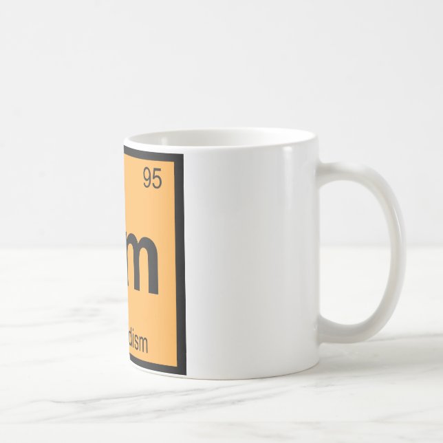 Mug Am - Philosophie de l'absurdité Symbole de chimie (Droite)