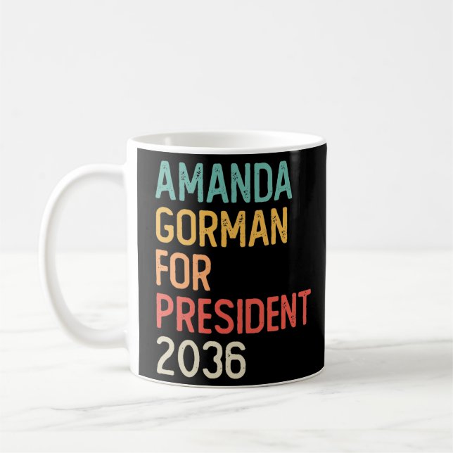 Mug Amanda Gorman pour la présidence 2036 (Gauche)