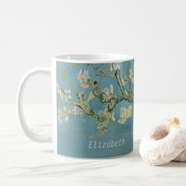 Mug Amandiers en fleurs par Vincent Van Gogh (Avec donut)