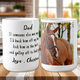 Mug Amant Cheval Drôle Personnalisé Cute Photo Equestr