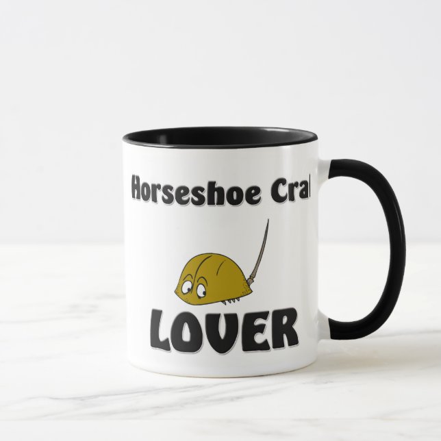 Mug Amant de crabe en fer à cheval (Droite)