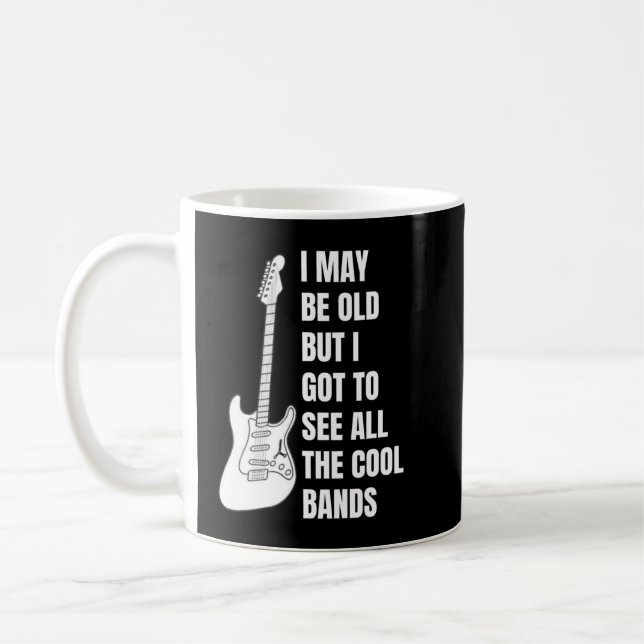 Mug Amant de groupe de guitare cool (Gauche)
