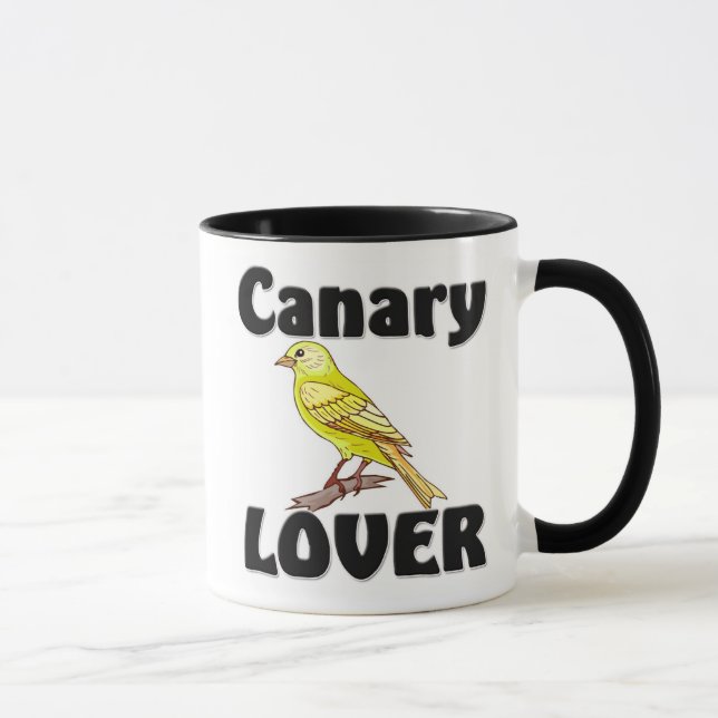 Mug Amant jaune canari (Droite)