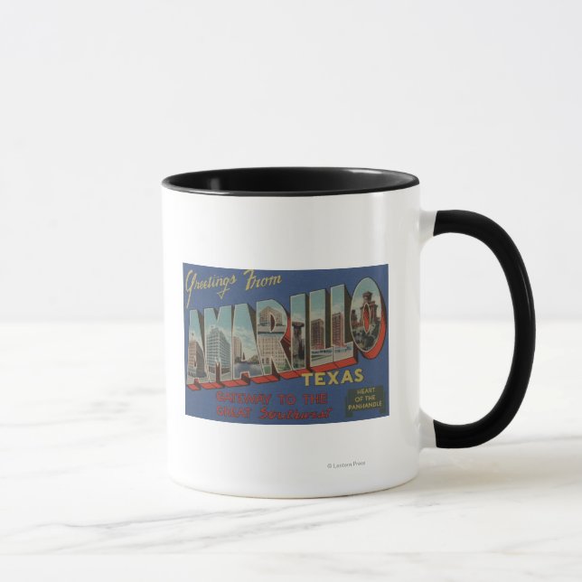 Mug Amarillo, Texas (Coeur de la Pan-Handle) (Droite)