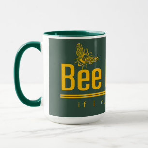 Mug Amateur d'abeille à miel drôle Apiculteur jaune