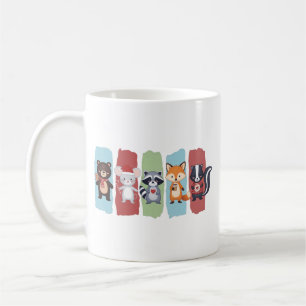 Mug Amateur d'Animaux Noël Raton laveur Opossum Hiver