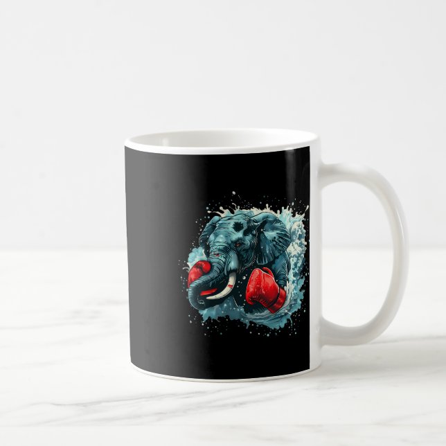 Mug Amateur de boxe éléphant gants de boxe kickboxing  (Droite)
