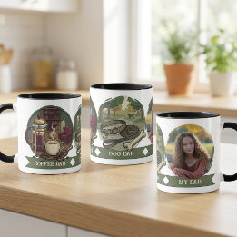 Mug Amateur de café et de chiens | Photo de la fête de
