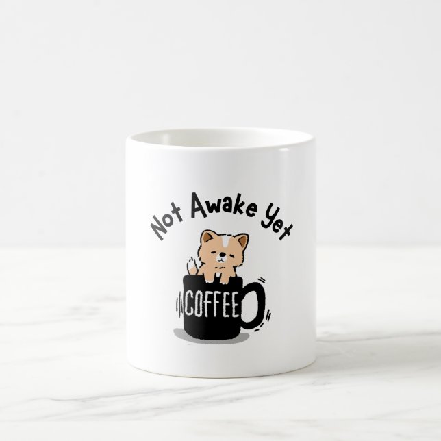 Mug Amateur de café pas encore réveillé  (Centre)