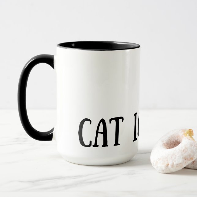 Mug Amateur de chats (Avec donut)