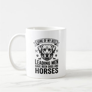 Mug Amateur de chien cheval vintage conception hommes 