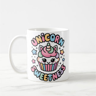 Mug Amateur de Cupcake Licorne Douceur Traités Magique