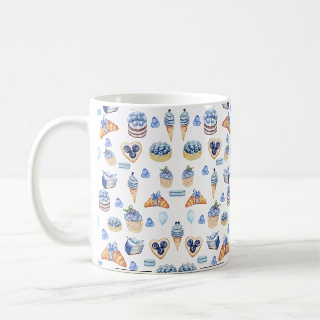 Mug Amateur de dessert aux myrtilles (Gauche)