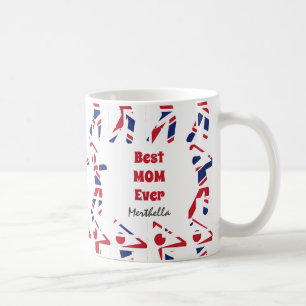 Mug AMATEUR DE GOLF Personnalisé Union Jack Meilleure 