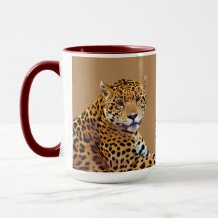 Mug Amateur de gros chat Jaguar tacheté #Cadeau