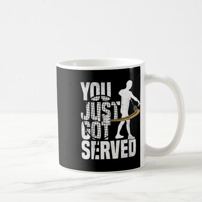 Mug Amateur de jeu de badminton joueur de shuttle badm (Droite)