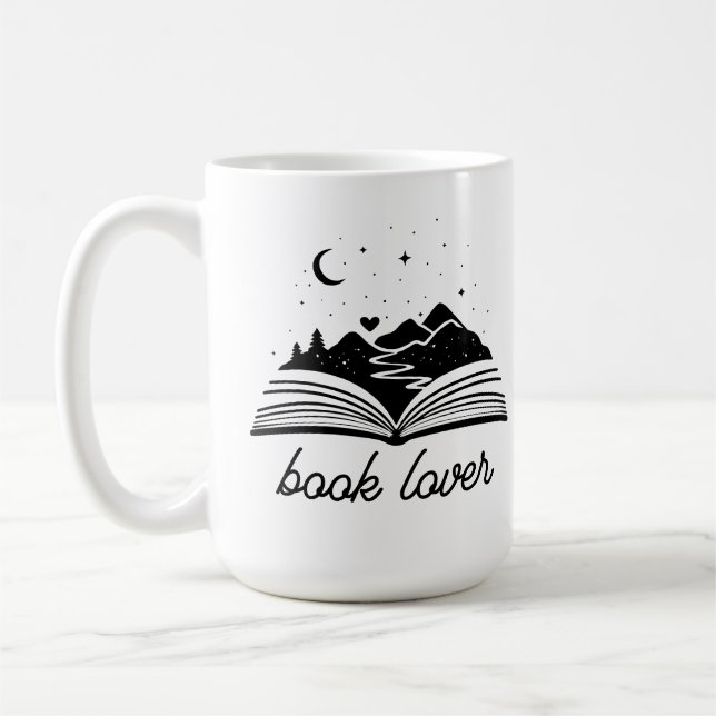 Mug Amateur de livres  (Gauche)
