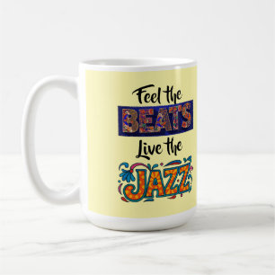 Mug amateur de musique jazz