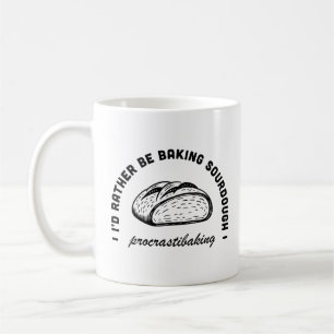 Mug Amateur de pain Sourdough amusante trader citation